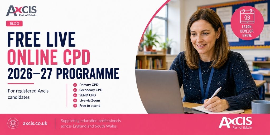 Free Live Online CPD for Registered Axcis Candidates: 2026–27 Programme